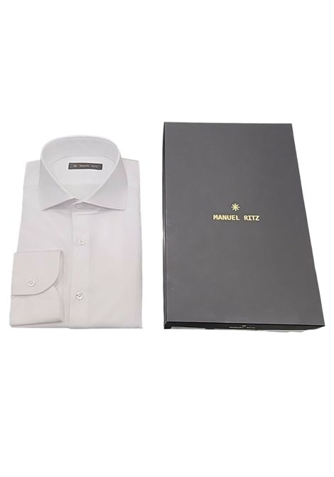 Camicia mezzo collo francese operata MANUEL RITZ EVENING | Camicie | 4030E651P1 26319402